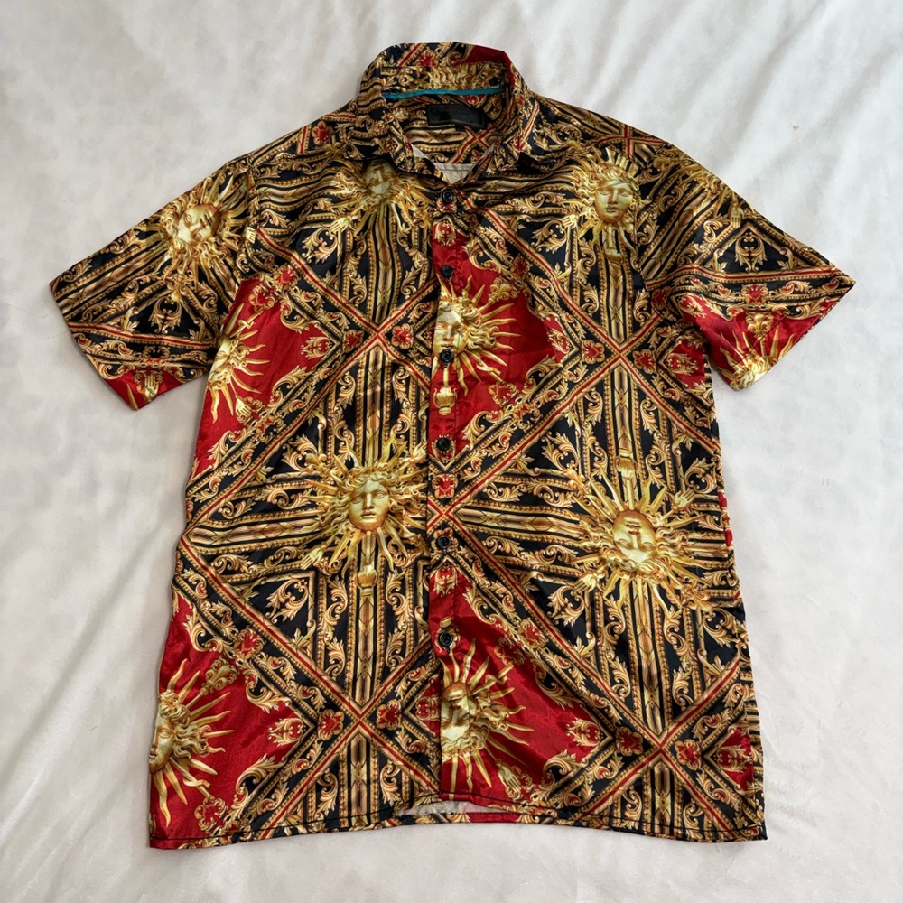 Baroque Gold By Drill Clothing Medusa Italian Style Short Sleeve